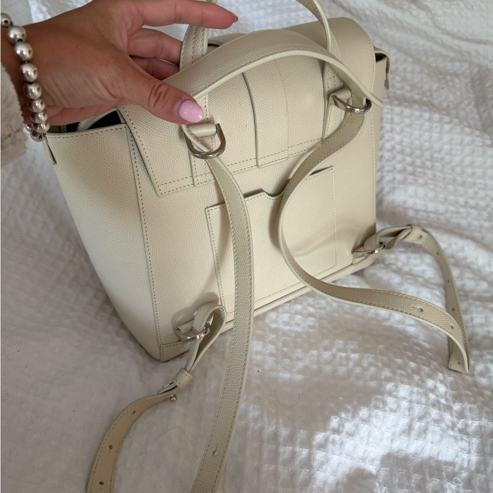 Senreve Cream Backpack Structured Design - Picture 5 of 9